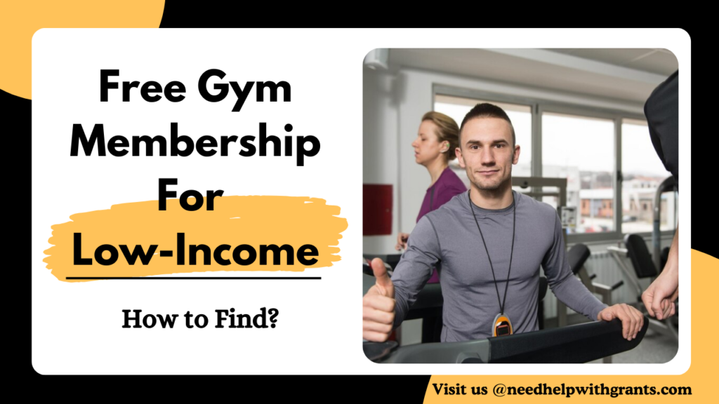 Free Gym Membership For Low-Income