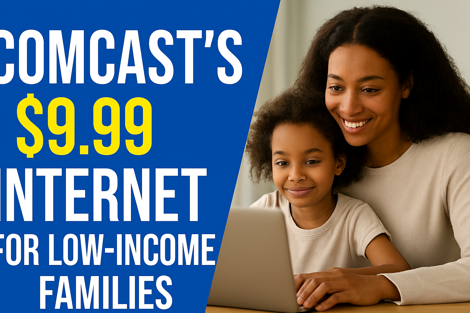 Comcast’s $9.99 Internet for Low-Income Families