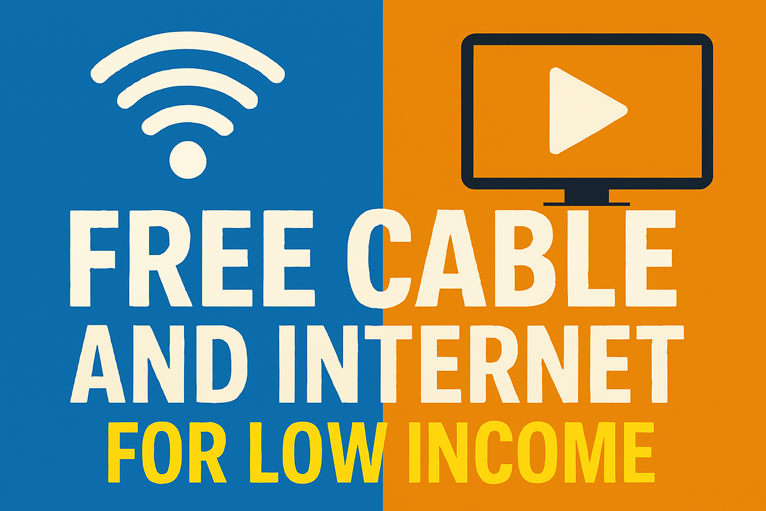 Free Cable and Internet for Low Income